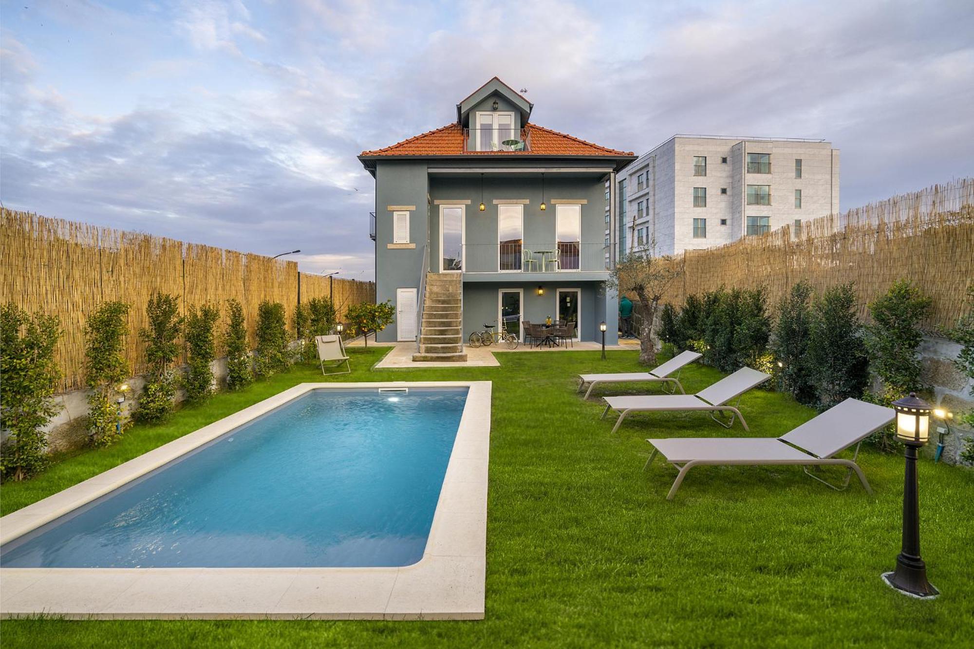 Douro Prestige Urban Retreat With Shared S-Pool & Gym Villa Porto Ngoại thất bức ảnh