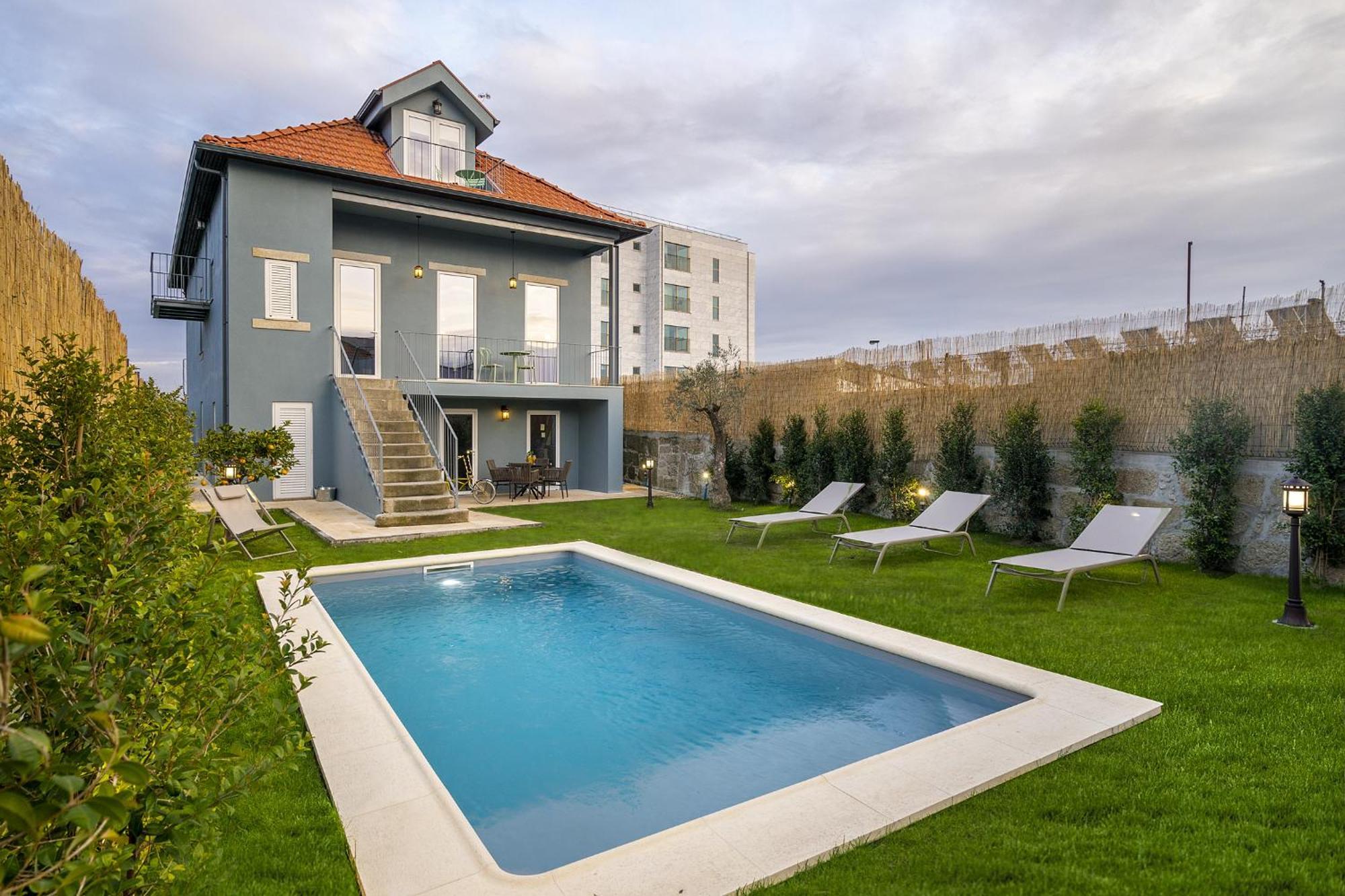 Douro Prestige Urban Retreat With Shared S-Pool & Gym Villa Porto Ngoại thất bức ảnh